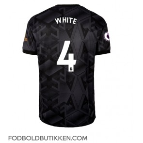 Arsenal Benjamin White #4 Udebanetrøje 2022-23 Kortærmet